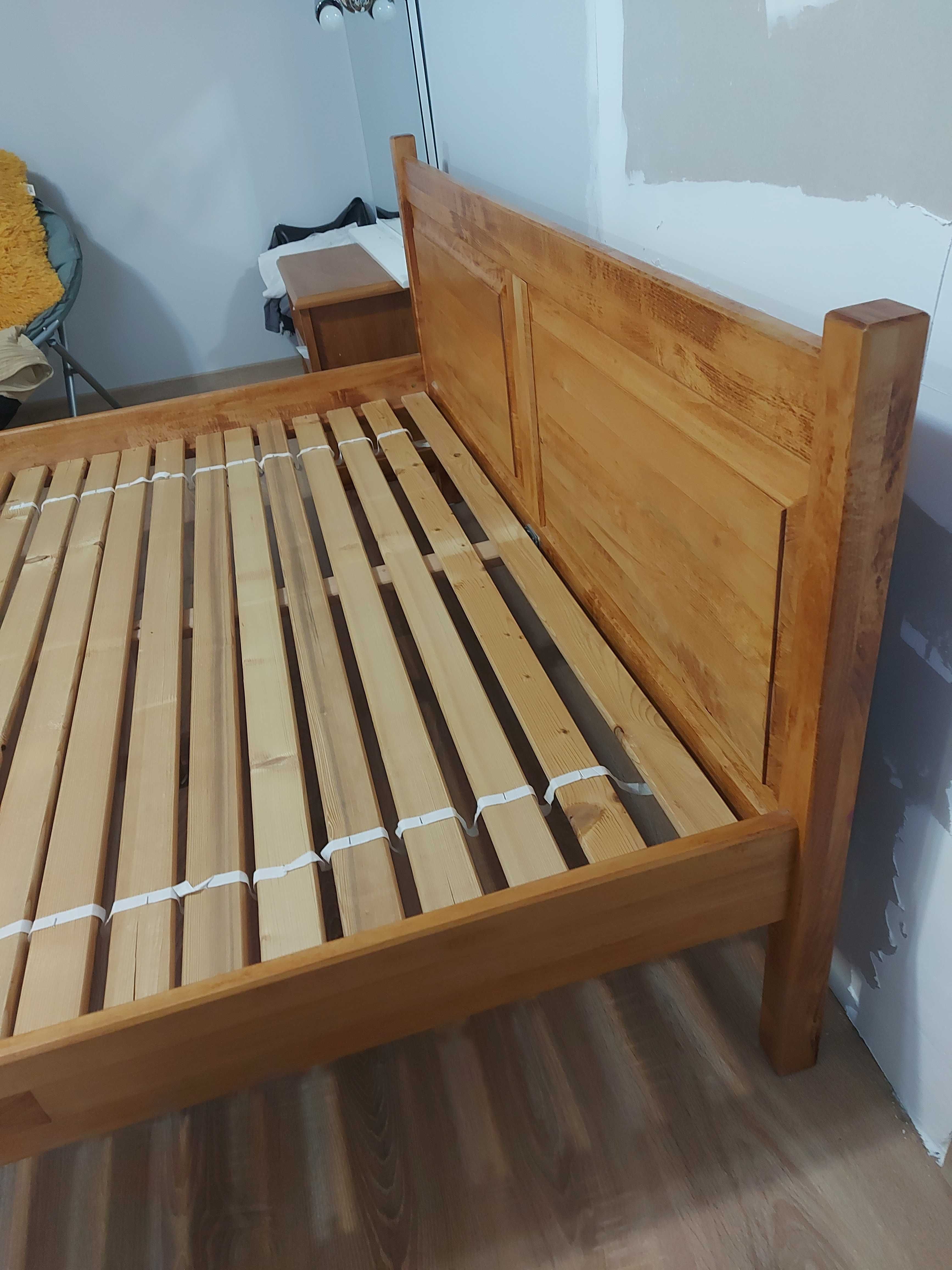 Łóżko Drewniane bukowe 160x200 + stelaż gratis