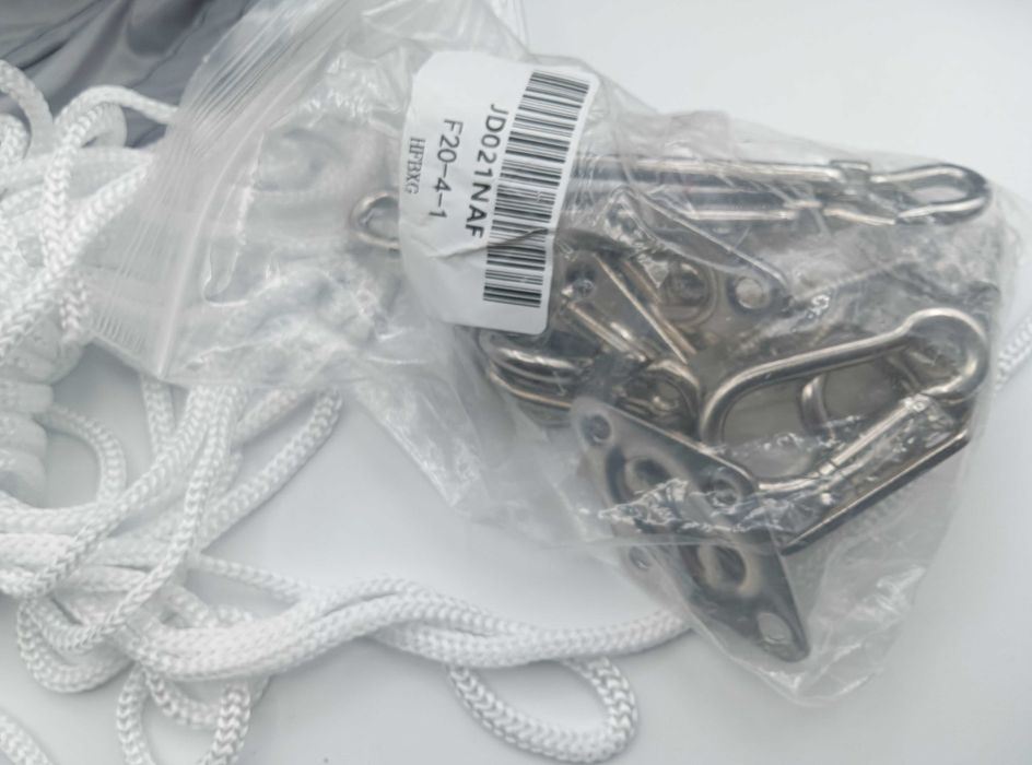 Vela Lona Impermeável 4x5 - Cinza