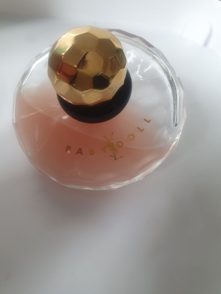 YSL Yyes Saint Laurent perfumy zapach flakon baby doll brokat