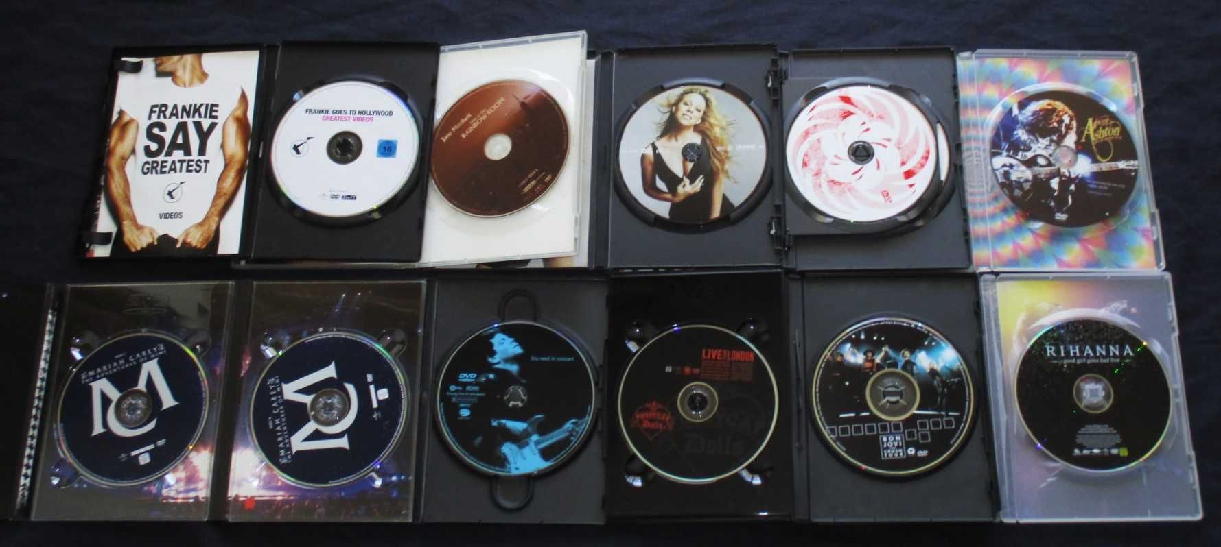 DVD Música Concertos Britney Spears Mariah Carey Bon Jovi Rhianna