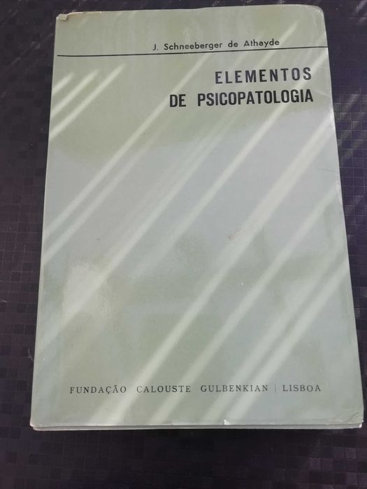 Livro Elementos de psicopatologia