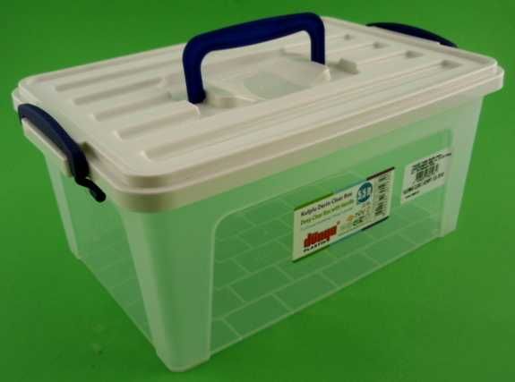 Pojemnik plastikowy z uchwytem rączką pokrywką 5,5 L pudełko