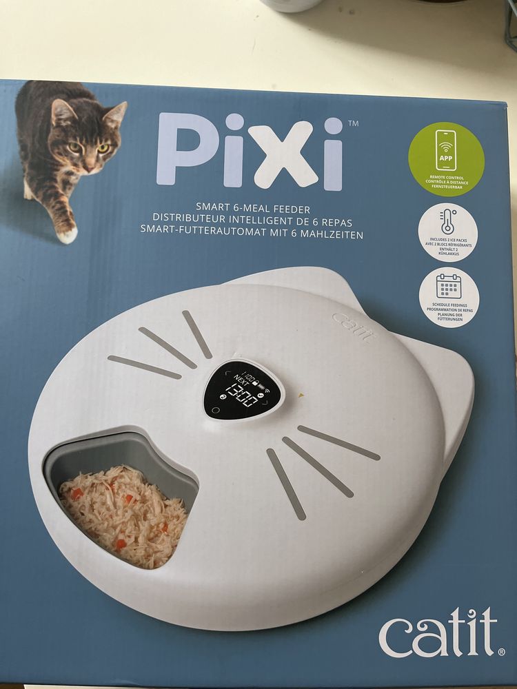 Catit Pixi automat na karme dla kota DODATKOWE WKŁADY chłodzące