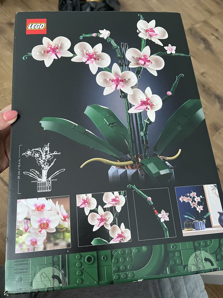 Pudelko oryginalne po zestawie LEGO Orchid