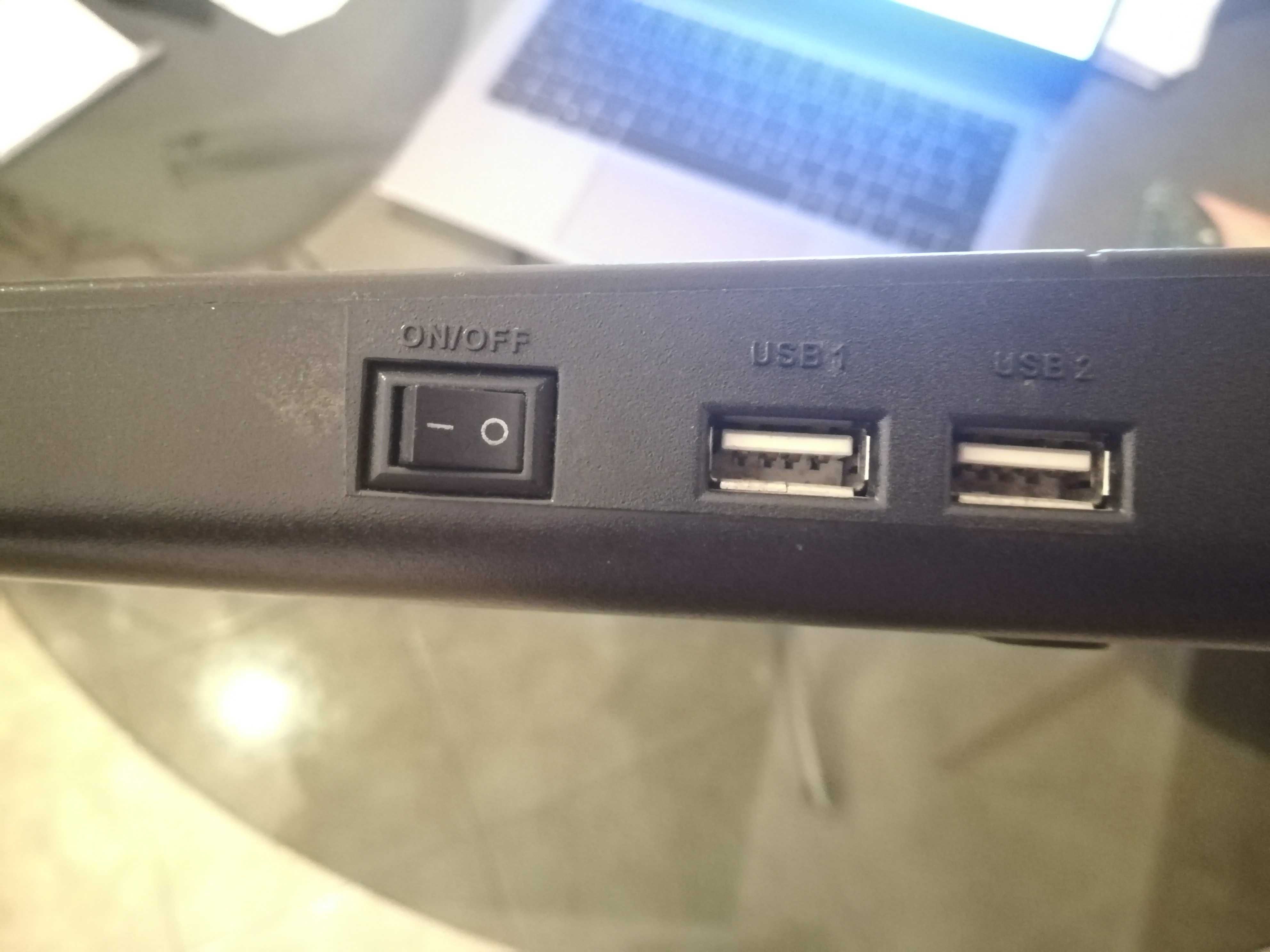 Base para portátil com cooler + portas USB + leitor de cartões