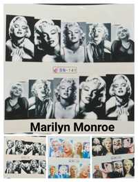 120 naklejek na paznokcie Marilyn Monroe
