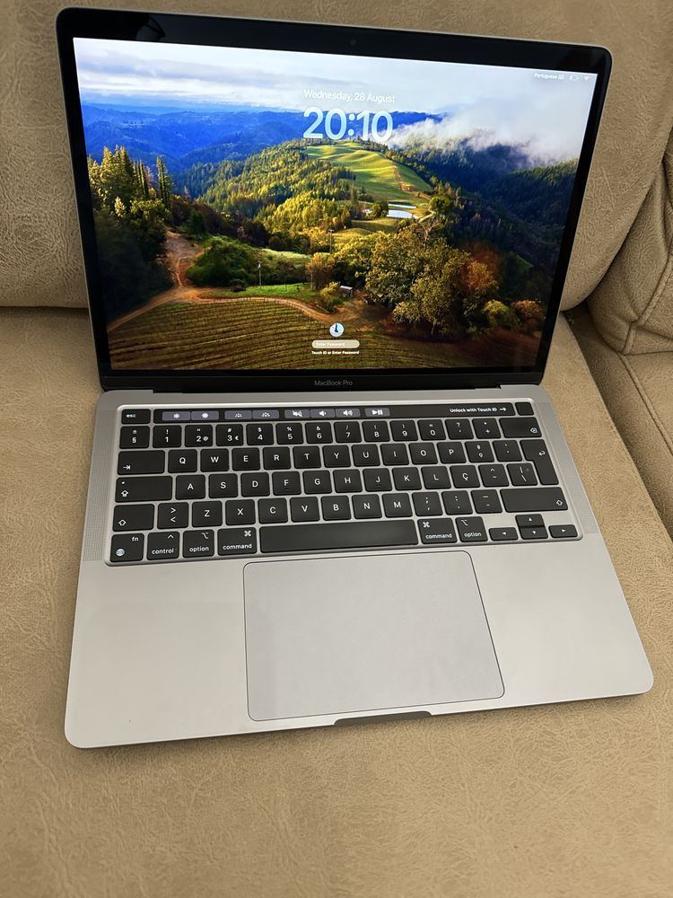 Macbook Pro M1 2020 Touchbar 8gb 256gb ssd impecavel c/caixa original