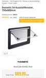 DOMETIC S4 okno 75 x 60cm nowe okno do kampera