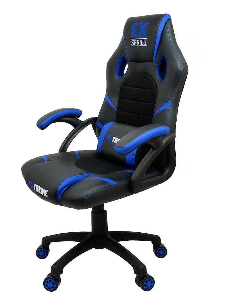 Fotel Gamingowy Extreme EX Dark Blue - Obrotowy