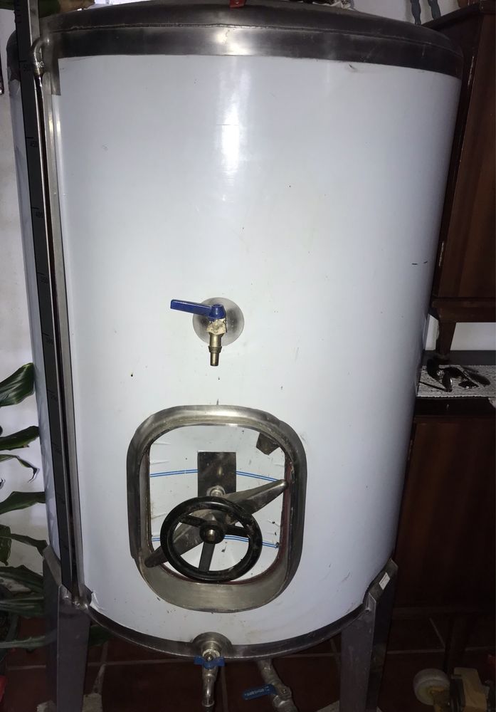 cuba de inox +motor