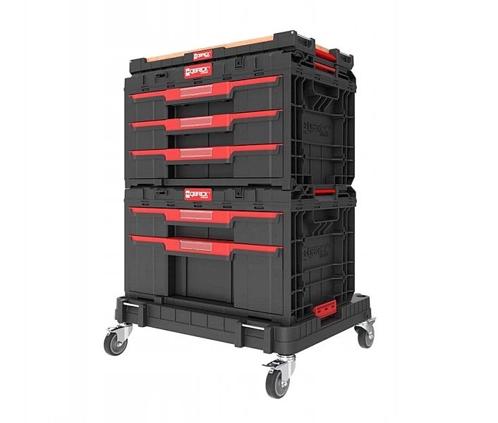 Mobilne Skrzynie Narzędziowe Z Szufladami Qbrick One Workshop Drawers