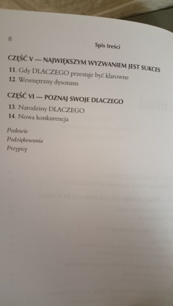 "Zaczynaj od Dlaczego" -Simon Sinek