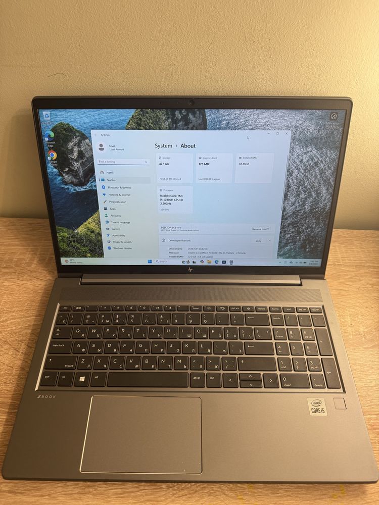 Ноутбук HP ZBook Power G7 15.6" FHD IPS/i5-10300H