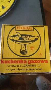 Kuchenka gazowa, turystyczna CAMPING-1 okres PRL