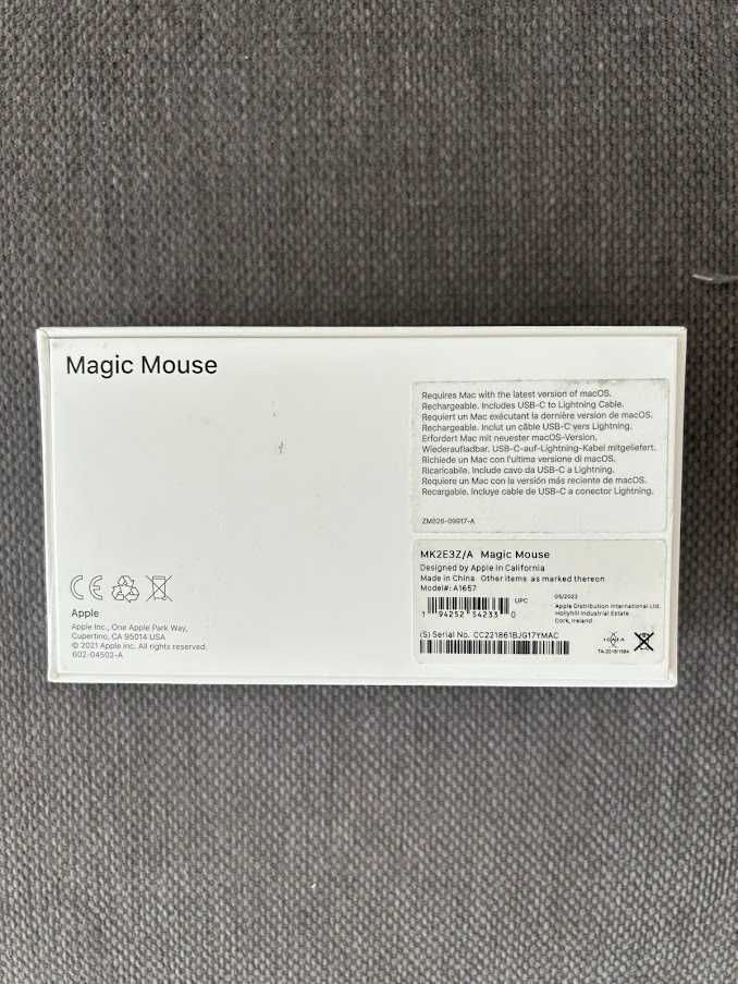 Magic mouse A1657 Apple myszka