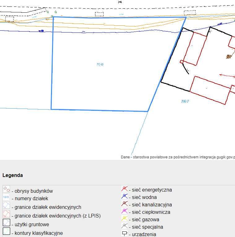 Działka 3964 m2 na sprzedaż w Sarniej Zwoli
