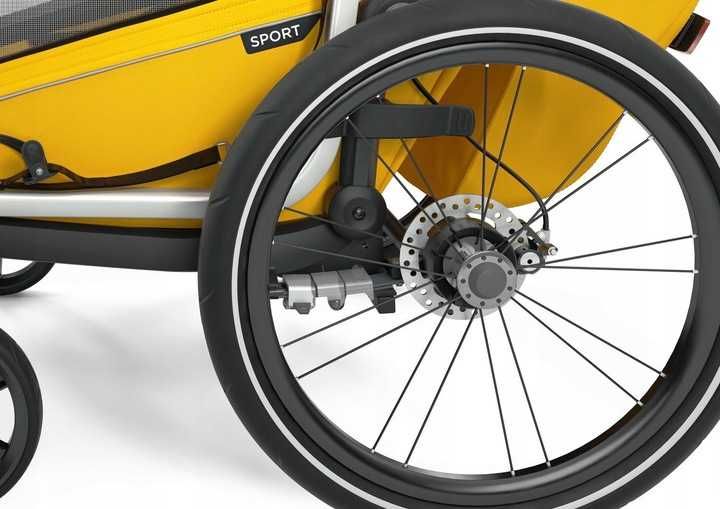 2w1 Przyczepka wózek spacerowy Thule Chariot Sport 1  Yellow