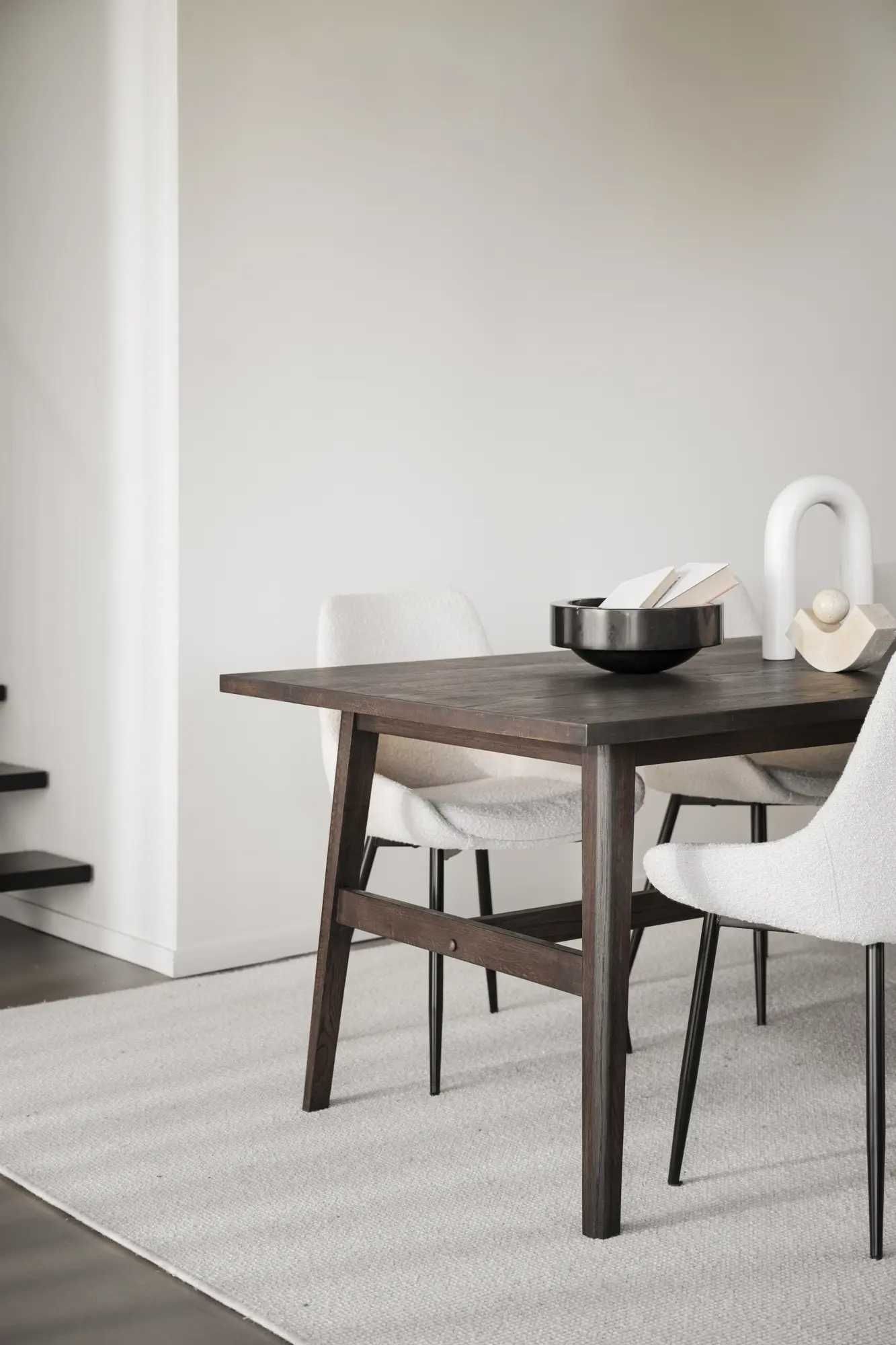 Stół Plainfield lite drewno dębowe 100x220 nowy okazja rabat 64% tanio