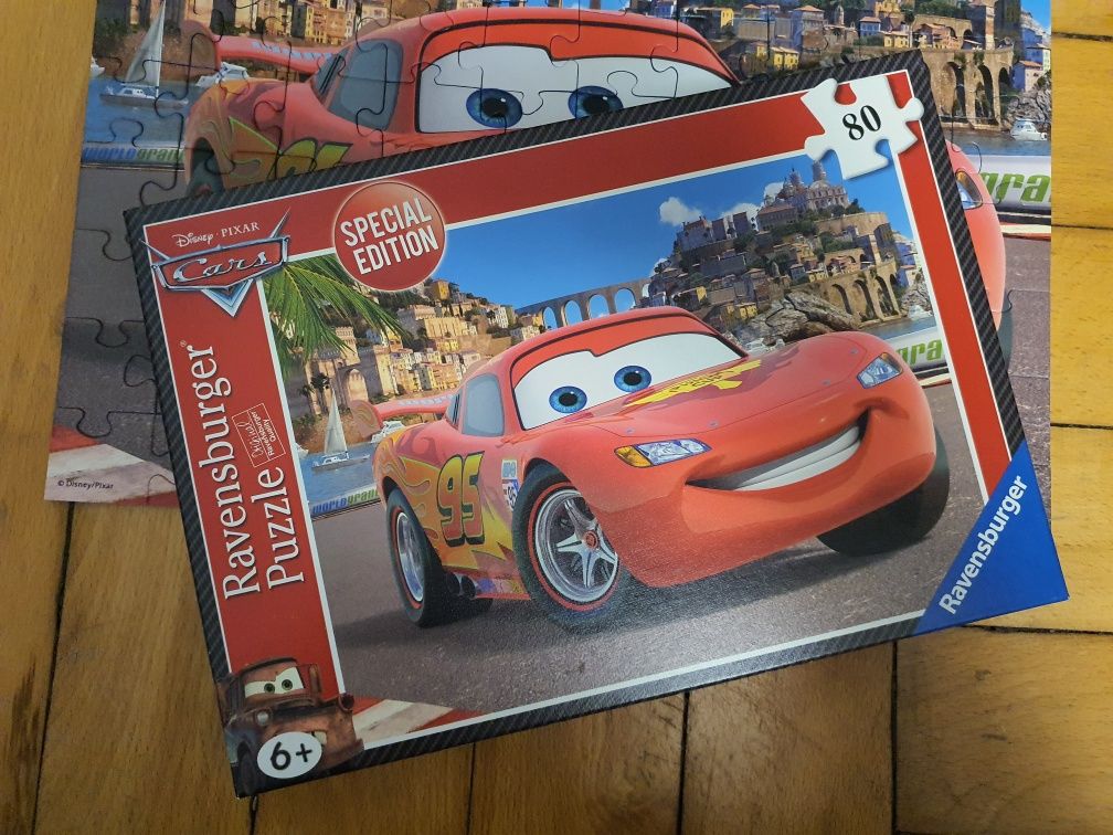 Jak NOWE puzzle Ravensburger 80 Cars Auta Zygzak