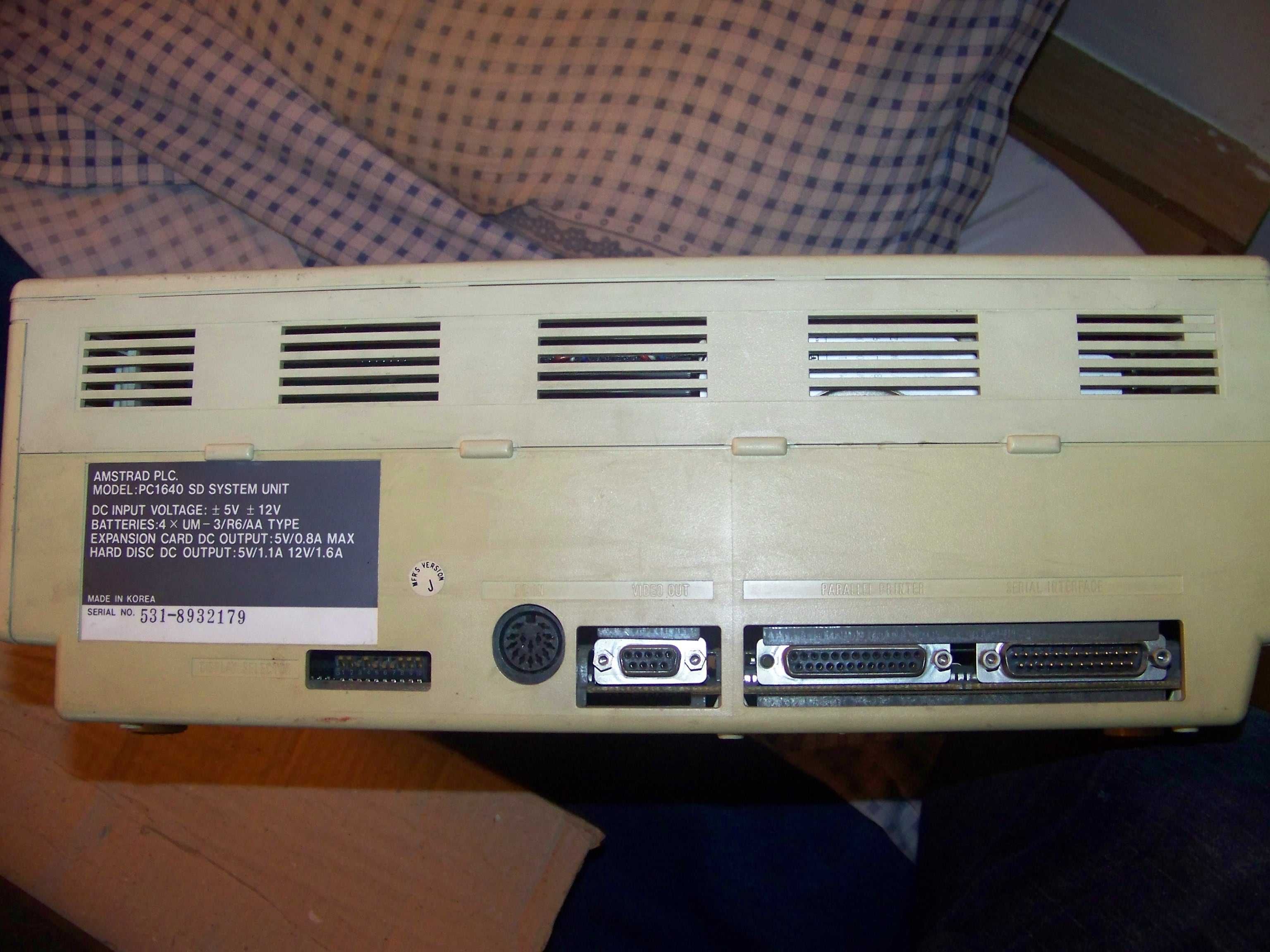 computador antigo AMSTRAD PLC 1640 SD