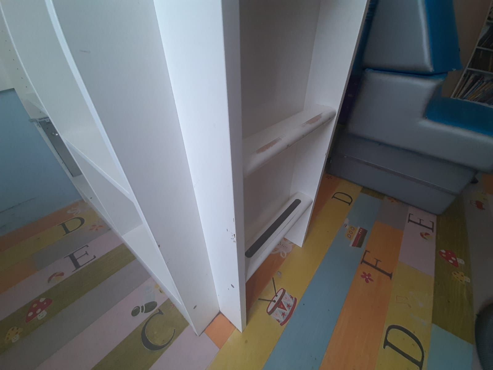 Łóżko piętrowe Ikea z biurkiem antresola