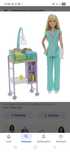 Barbie enfermeira com acessórios e bebés