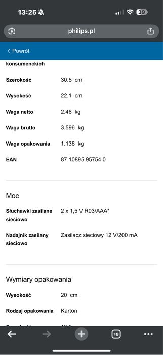Słuchawki Philips shc1300/10