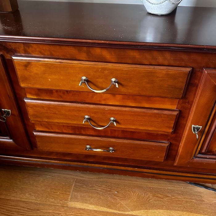 Estate Sale - built-in bookcase Solid Madeira