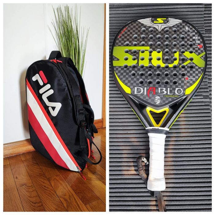 Raquete SIUX + Saco Padel FILA
