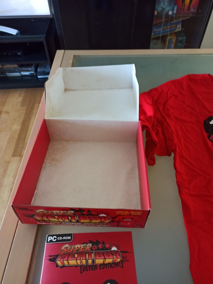 Super Meat Boy Ultra Rare Edition com T-shirt PC