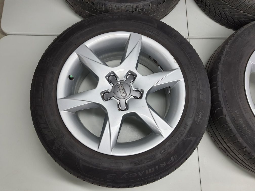 Диски р16 5/112 Audi,VW,Skoda,Seat з гумою Michelin 205/60/16