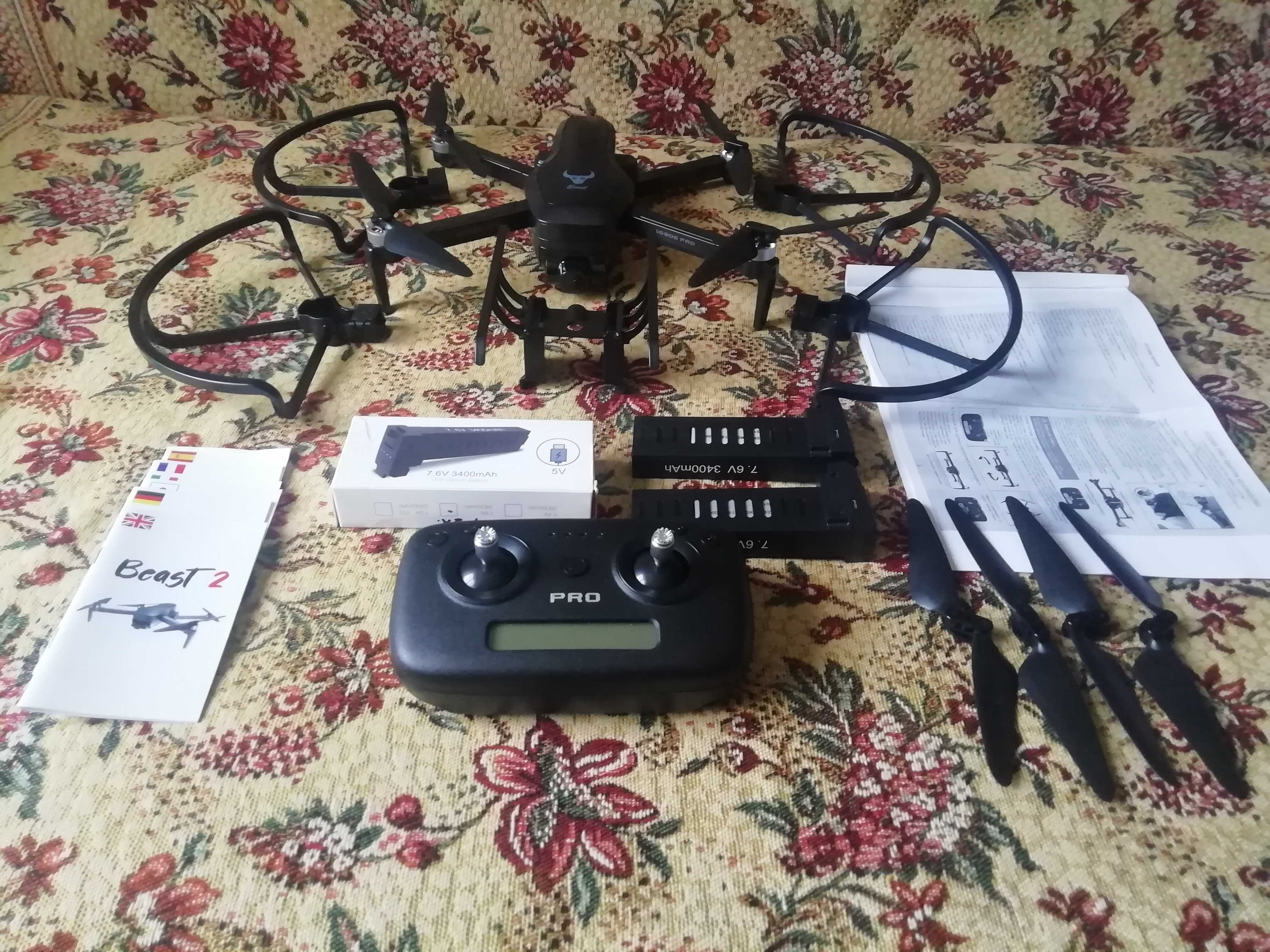 Квадрокоптер SG906 Pro 2 дрон с 4K 5G WI-FI камерой, защитой, 1,2км