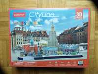 Puzzle 3D Warszawa cityline CubicFun NOWE