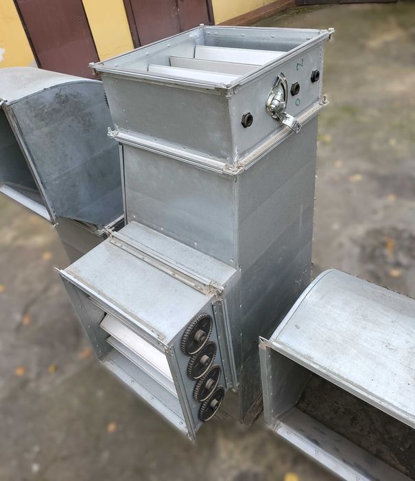 Elementy instalacji nadmuchu powietrza