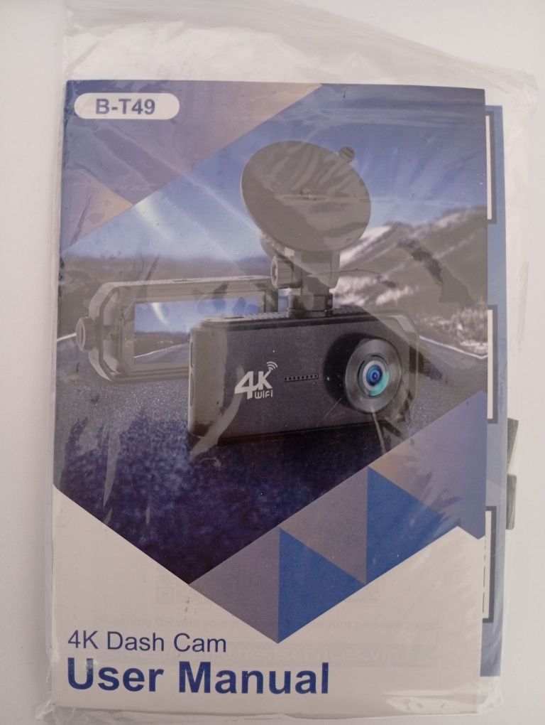 Відеореєстратор 4k (Dash Cam) B-T49