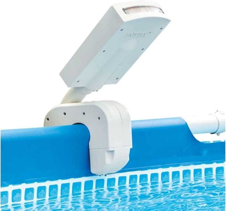 Cascata de água vertical para piscina com luzes LED multicoloridas