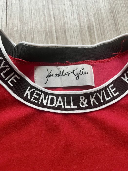 Kendall + Kylie koszulka top czerwona xs 34