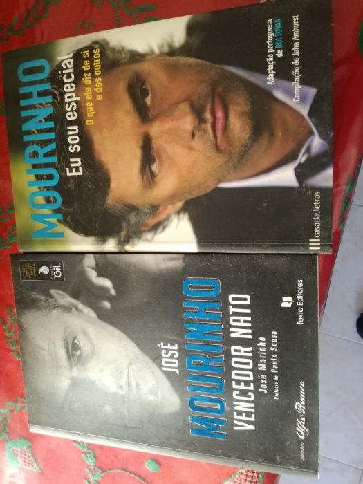 2 livros de um dos melhores treinadores do mundo José Mourinho