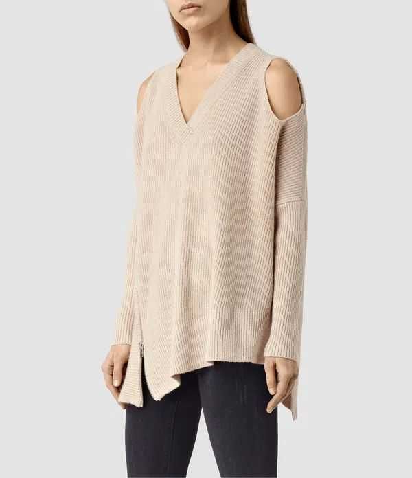 AllSaints rag dutti джемпер кофта свитер альпака шерсть р. М оверсайз