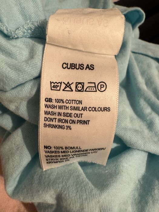 Niebieski top S na ramiączka