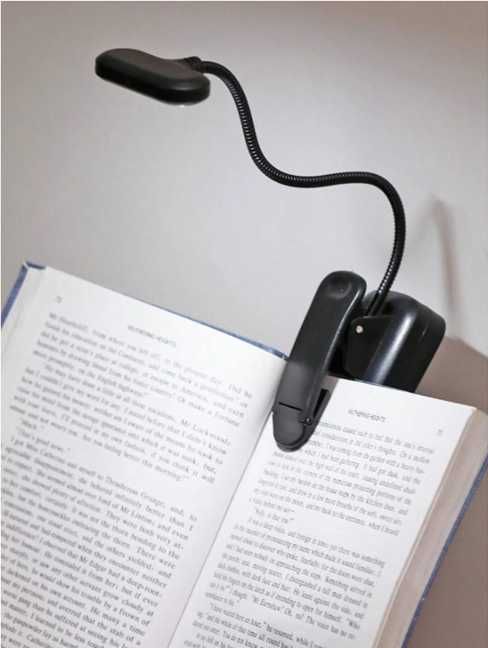 Lampka biurkowa led szkolna do czytania nauki pracy klips