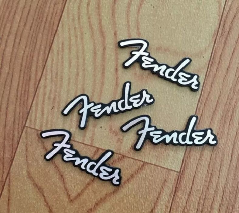 Деколь логотип Fender наклейка для комбика Fender Champion комбик