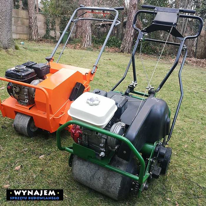 Aeratory tłokowe rurkowe wynajem areator piaskowanie kultywator