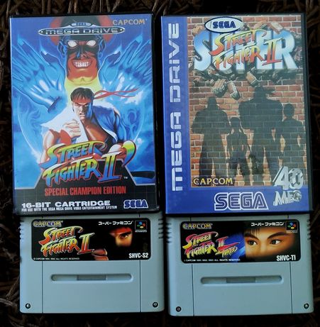 Street Fighter e Super Street Fighter (4 jogos)