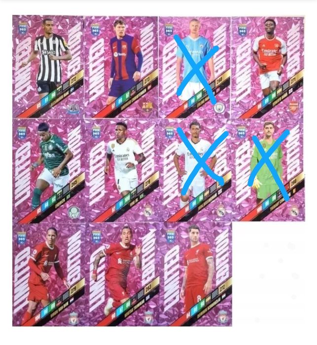Rar 5 panini FIFA 365 Invincible nowe karty 2024 Adrenalyn