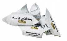 Krówki na ślub wesele na prezent 1kg 80- sztuk DARMOWA WYSYŁKA