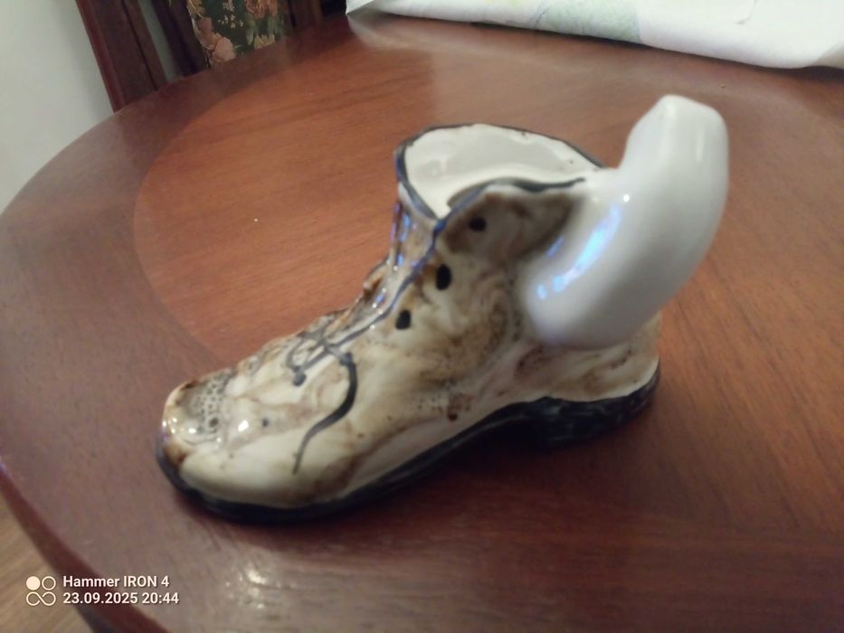 Steatyt Katowice Zagórski - Figurka -Mysz w bucie- sygnatura