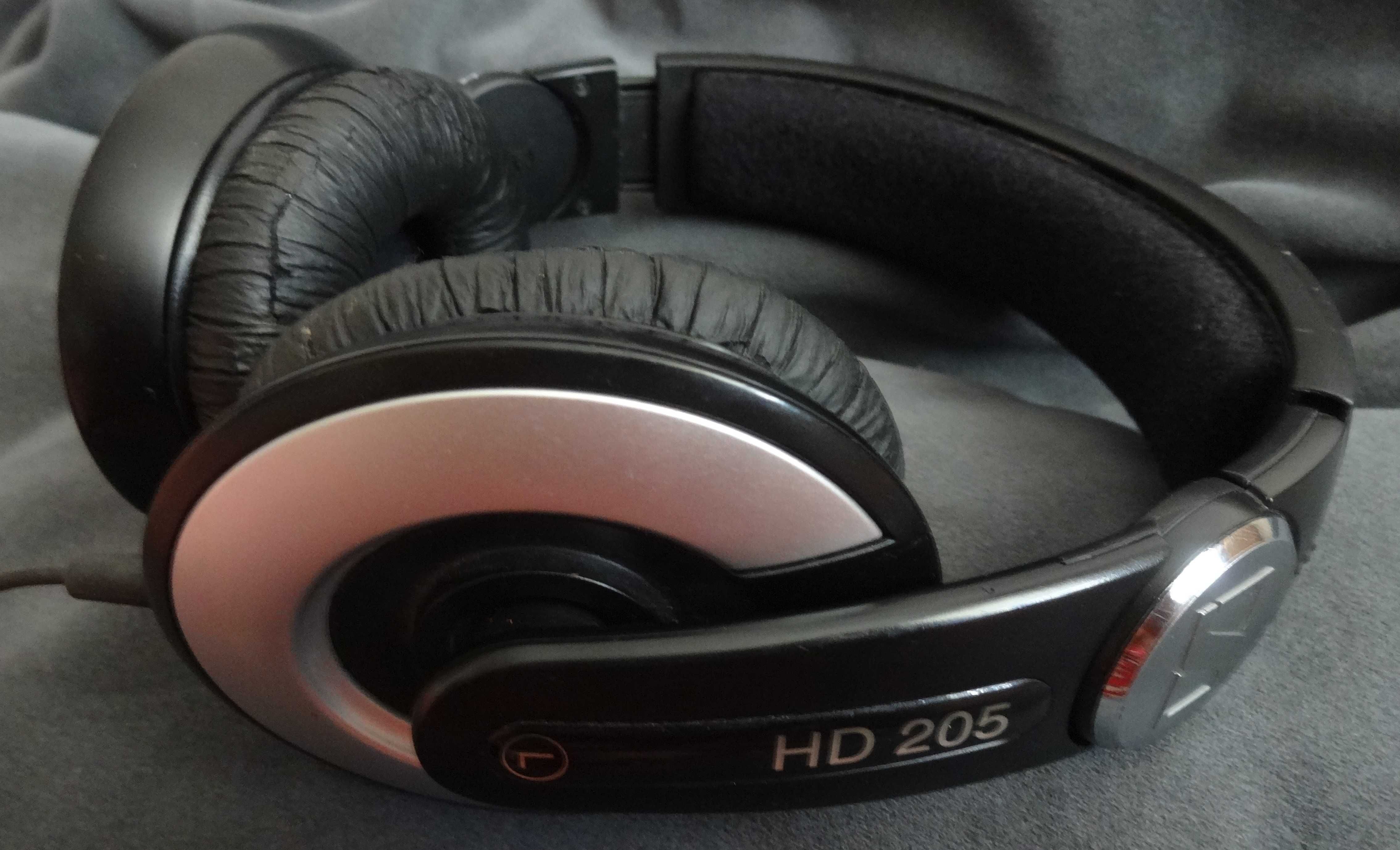 Sennheiser hd 205- dla DJ-ów (uchylana słuchawka), bas poniżej 20 Hz