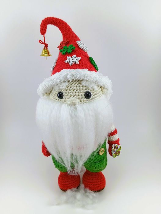 Pai Natal Vermelho Amigurumi