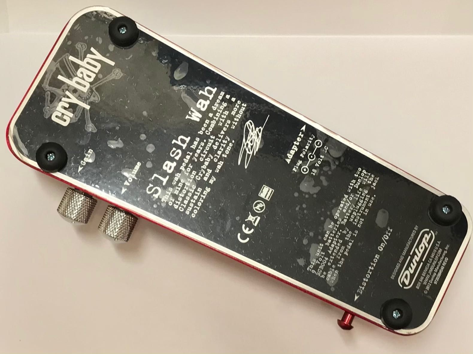 DUNLOP Slash Wah Cry Baby SW-95 KACZKA Efekt GITAROWY Wah Wah jak NOWY